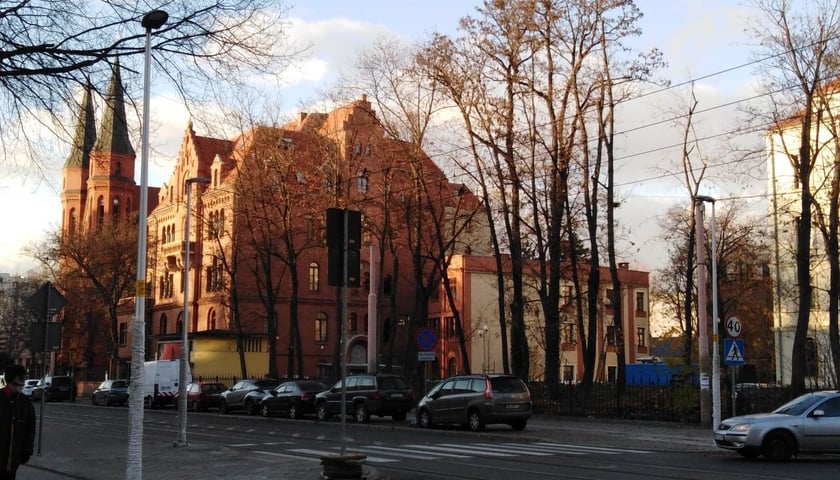 Ulica Gliniana po wykonaniu doświetlenia